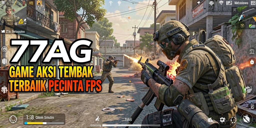 Gameplay seru dalam aksi tembak-tembakan yang mendebarkan di 77AG.