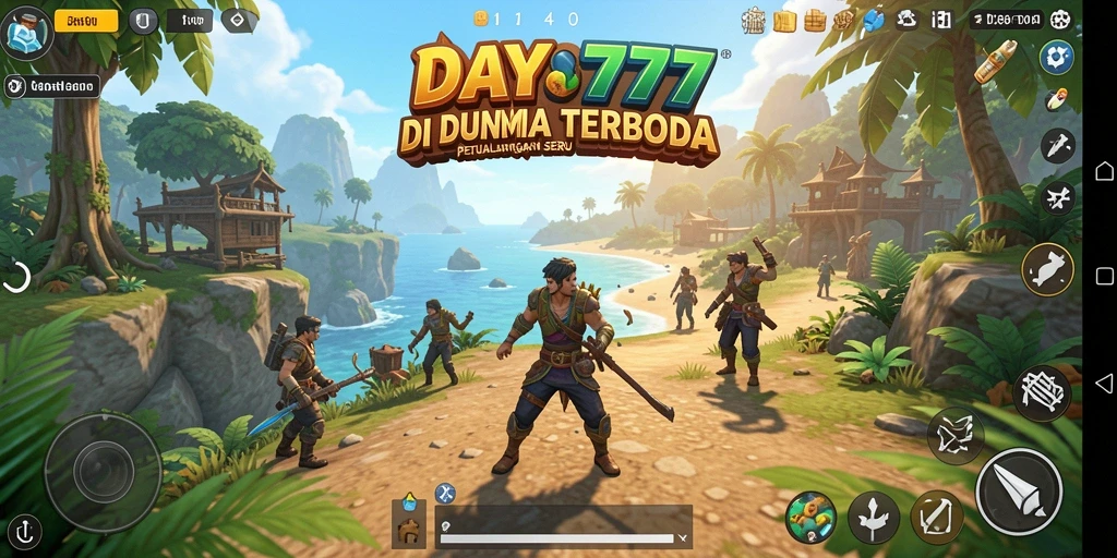 Tampilan menarik dari gameplay Open World DAY777.