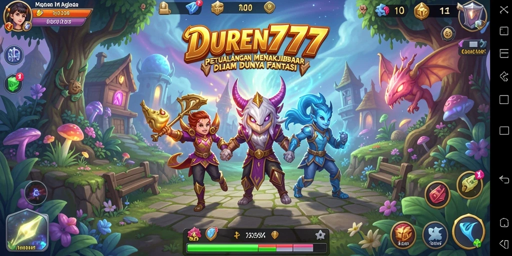 Screenshot menunjukkan pengalaman gameplay petualangan yang mendebarkan.