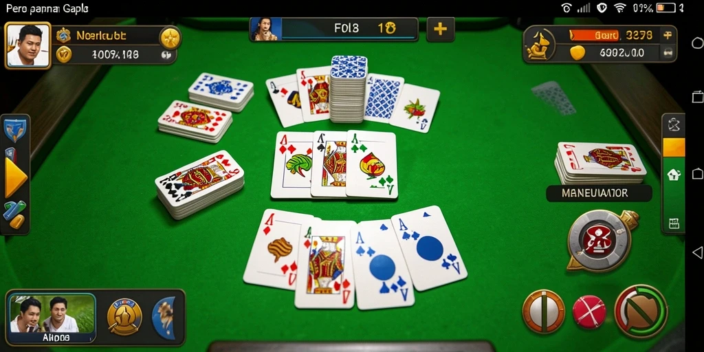 Tampilan gameplay seru dan interaktif dari game Gaple F08.