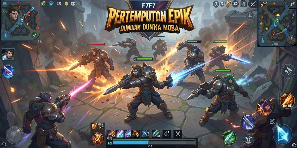 Screenshot menampilkan aksi seru dalam pertempuran F7F7 yang mendebarkan.