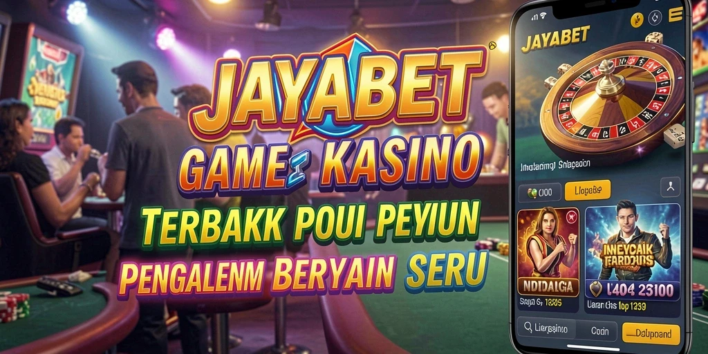 Screenshot menunjukkan gameplay Kasino yang menarik dan seru di JAYABET.