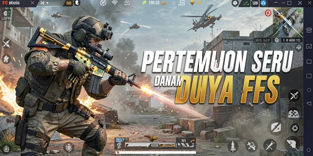 Tampilan gameplay N06 yang mendebarkan dan penuh aksi FPS.