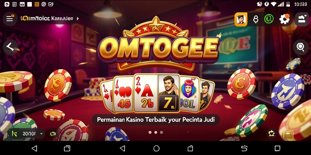Screenshot gameplay OMTOGEL saat bermain Kasino yang mendebarkan.