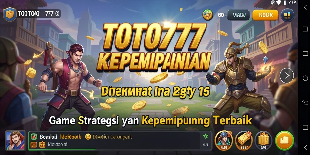 Tampilan gameplay seru dalam TOTO777 dengan aksi strategi.